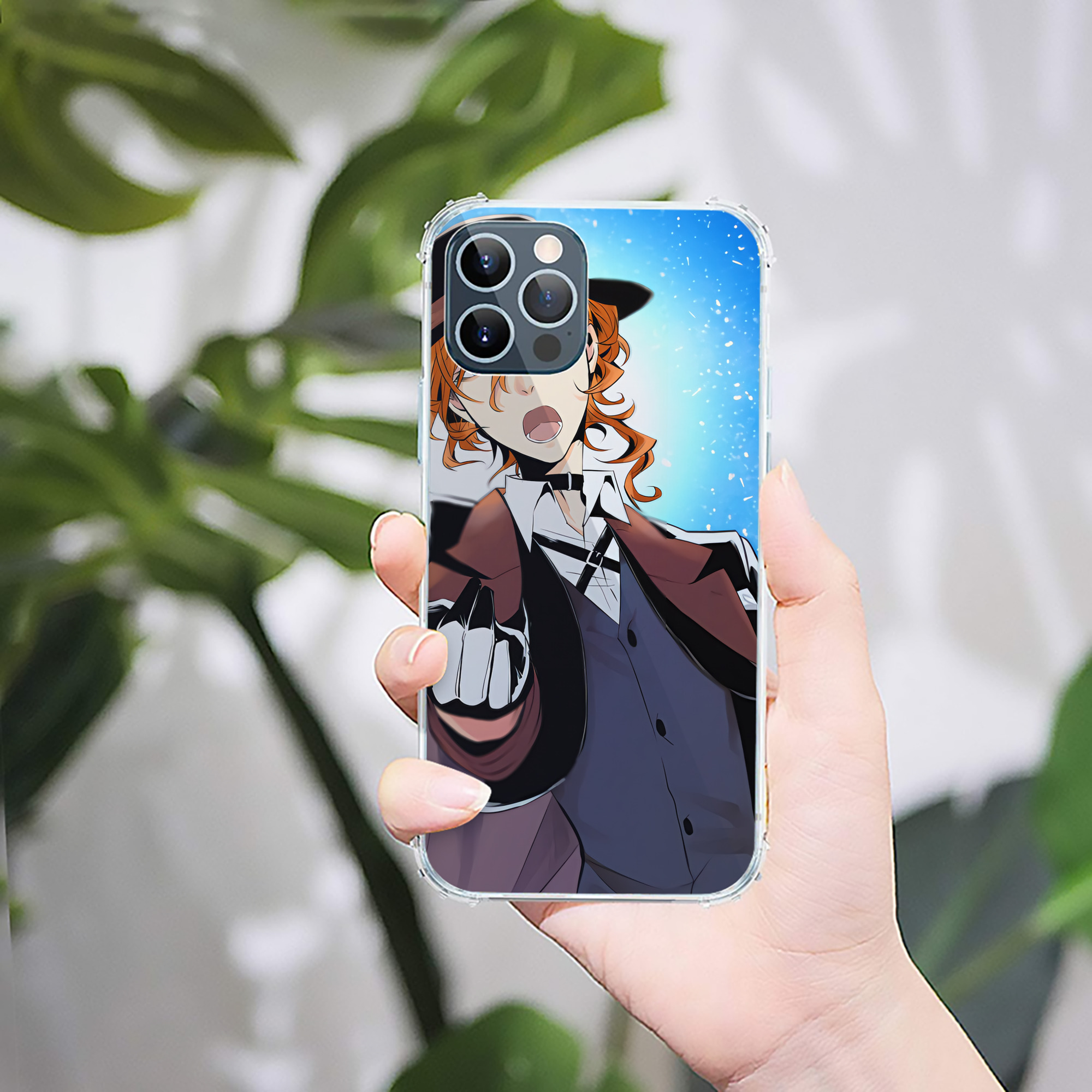 （画像用） 文豪ストレイドッグス Bungo Stray Dogs 【iPhone 12シリーズ対応】透明スマホケース（クリアソフトケース）